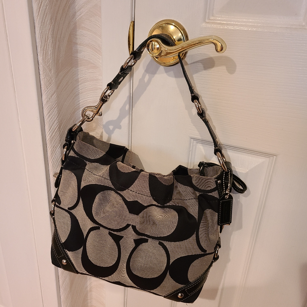Coach Signature Canvas Handbag  Brand New
